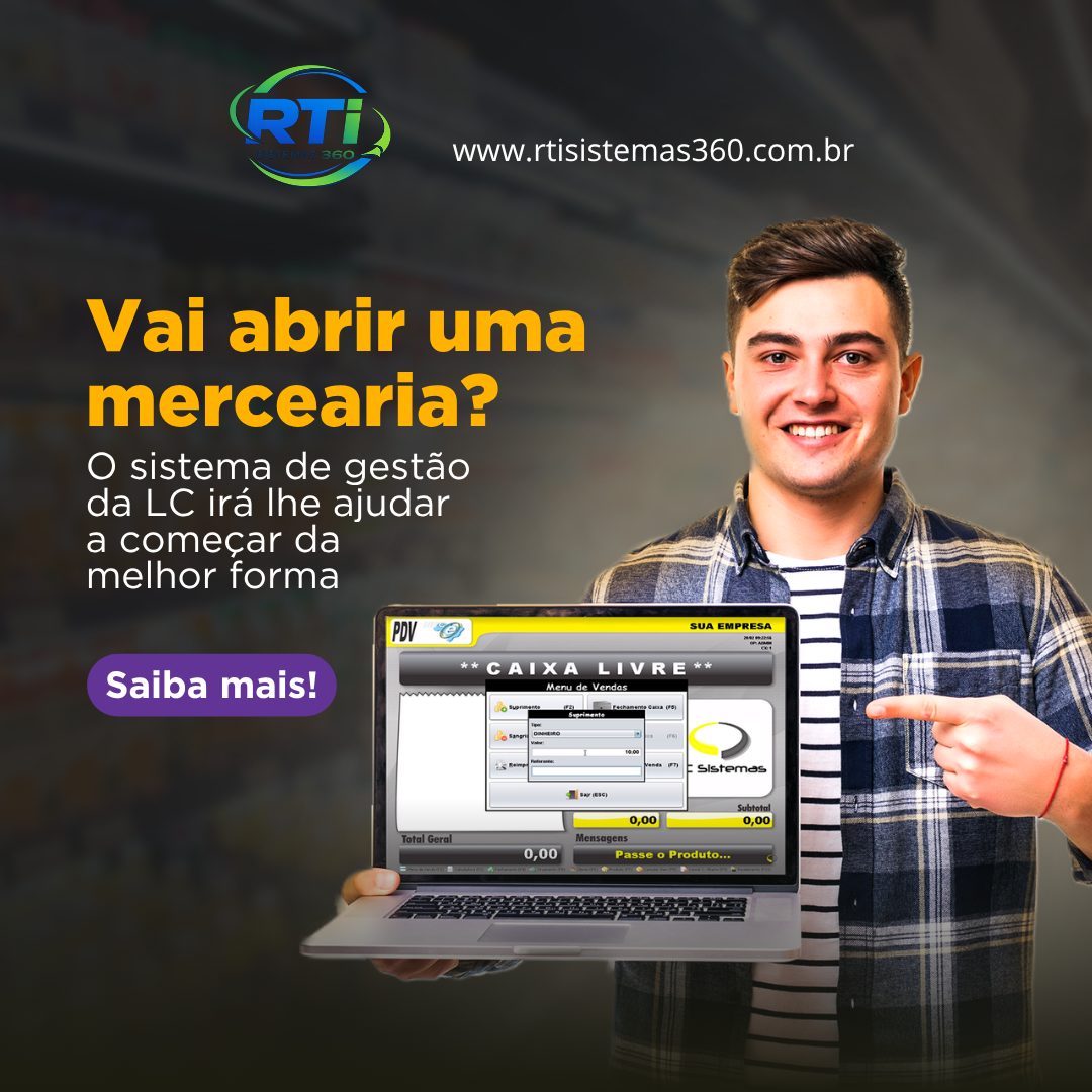 Sistema para abrir sua mercearia
